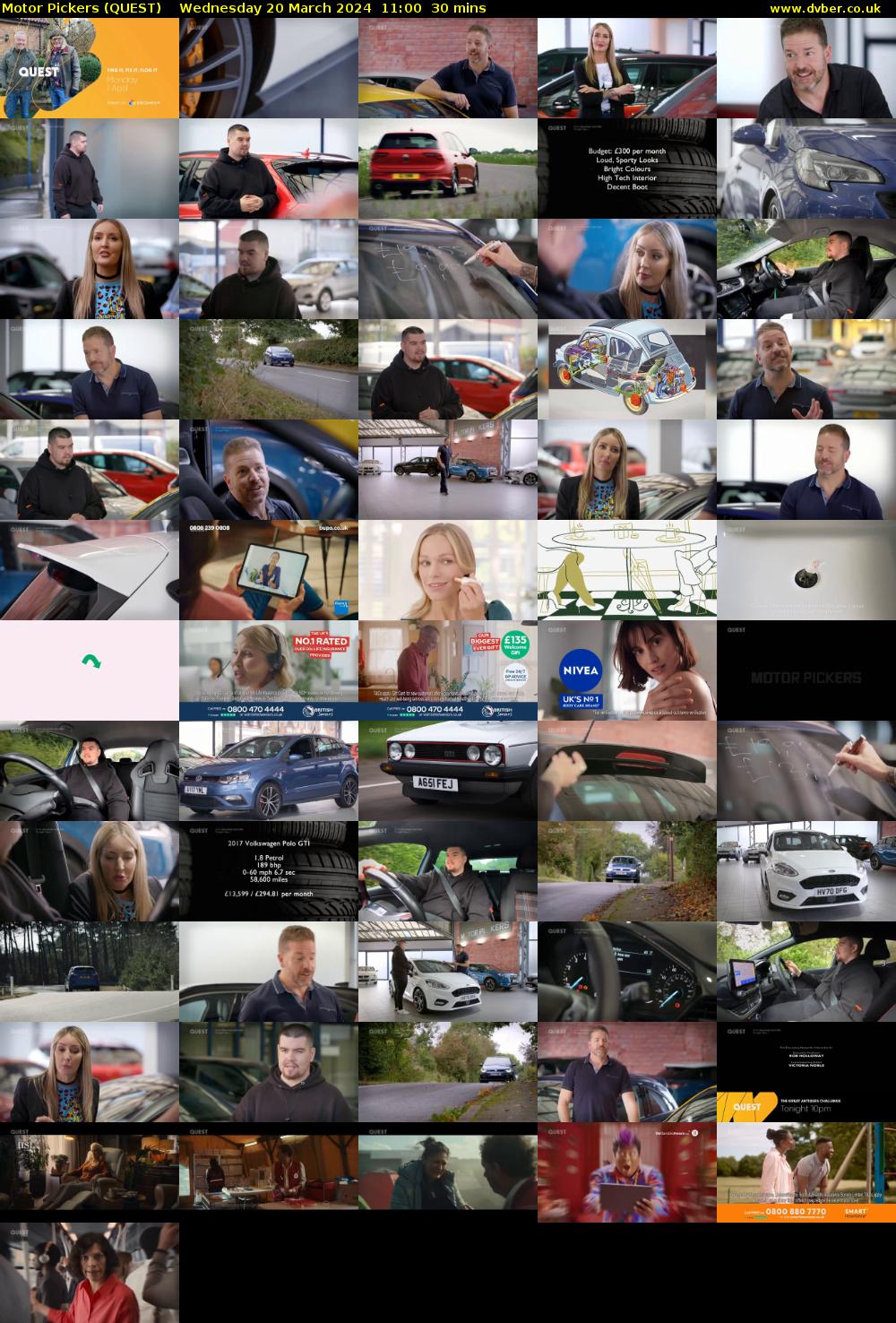 Motor Pickers (QUEST) Wednesday 20 March 2024 11:00 - 11:30