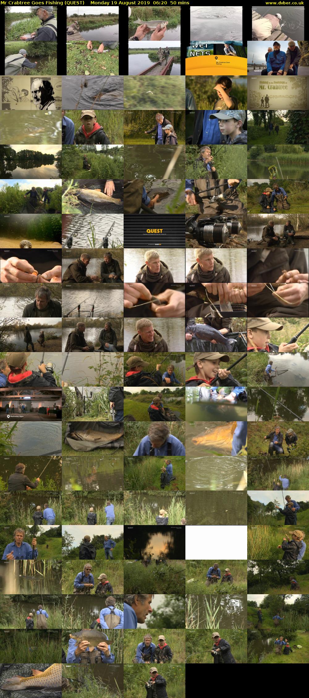 Mr Crabtree Goes Fishing (QUEST) Monday 19 August 2019 06:20 - 07:10