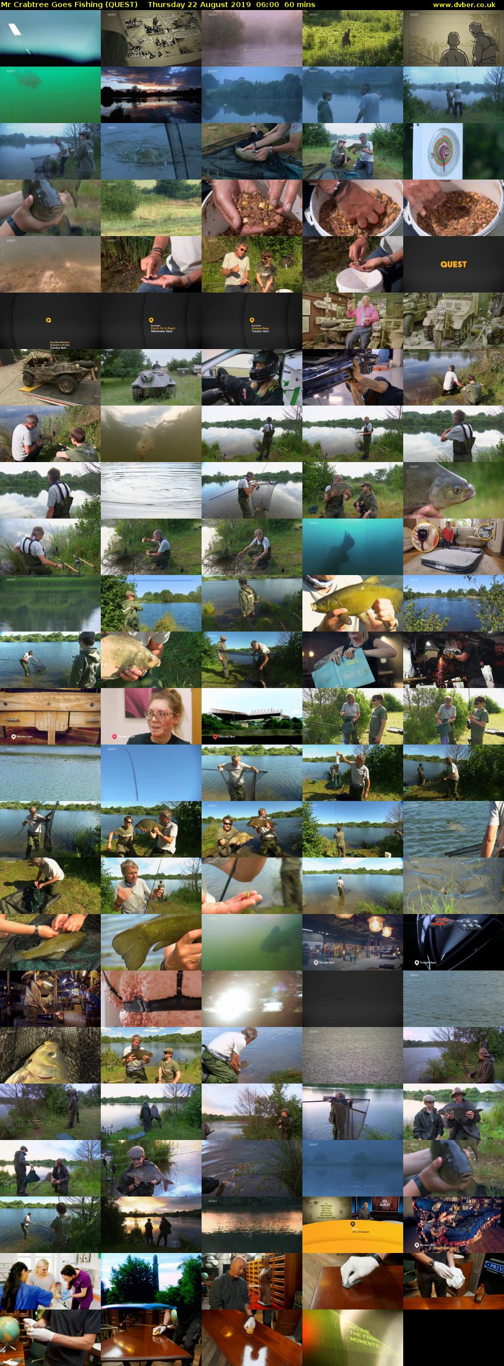 Mr Crabtree Goes Fishing (QUEST) Thursday 22 August 2019 06:00 - 07:00