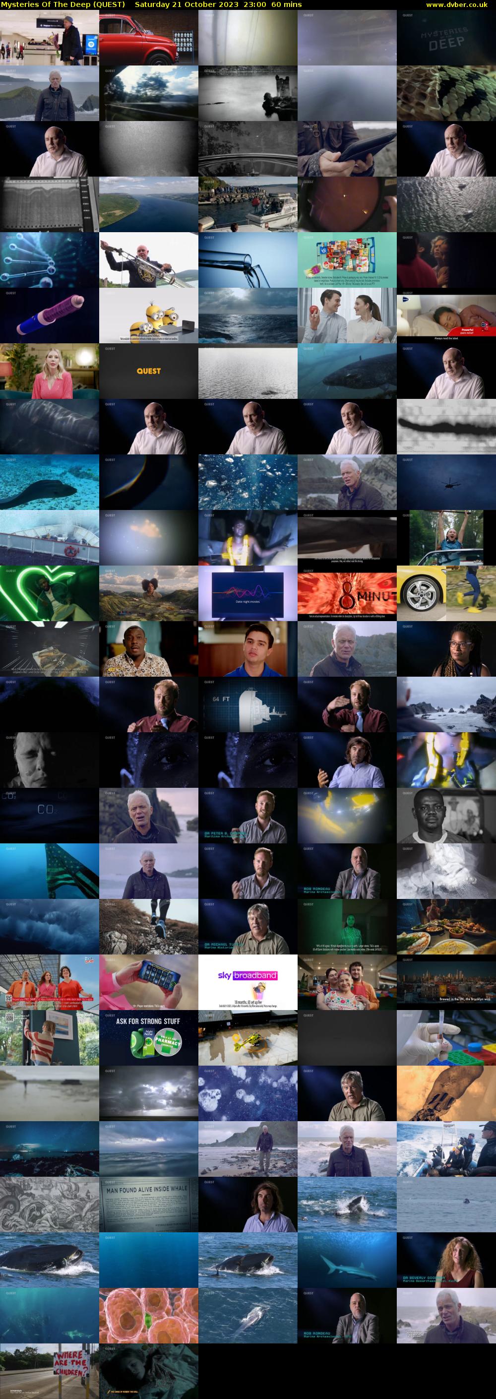 Mysteries Of The Deep (QUEST) Saturday 21 October 2023 23:00 - 00:00