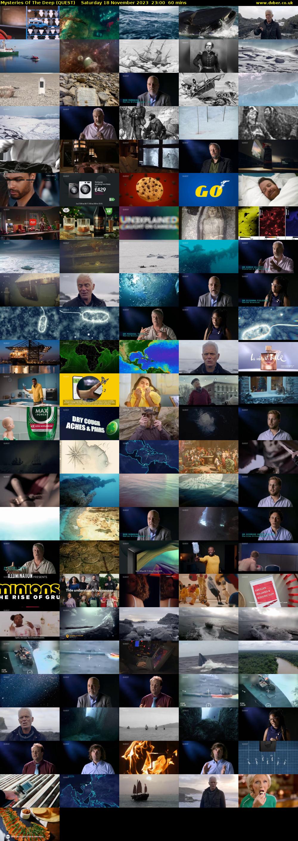 Mysteries Of The Deep (QUEST) Saturday 18 November 2023 23:00 - 00:00