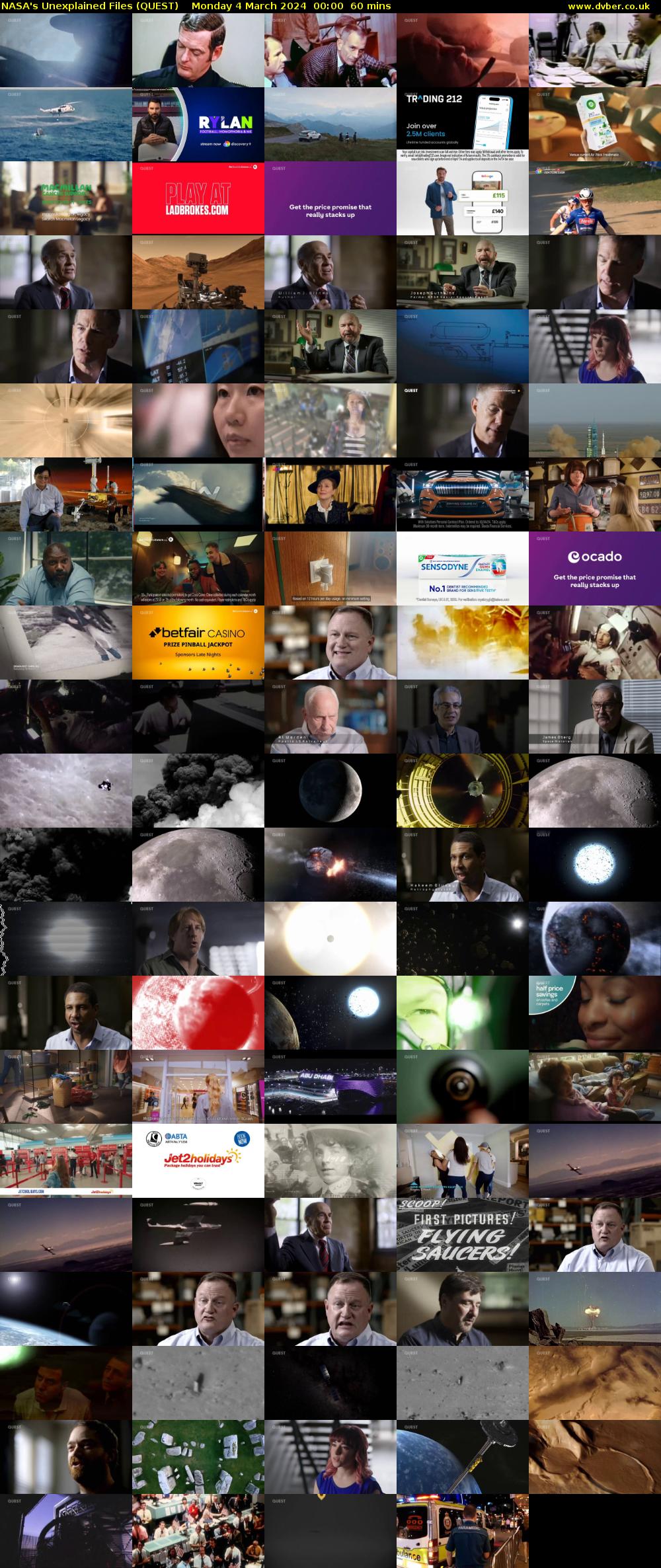 NASA's Unexplained Files (QUEST) Monday 4 March 2024 00:00 - 01:00