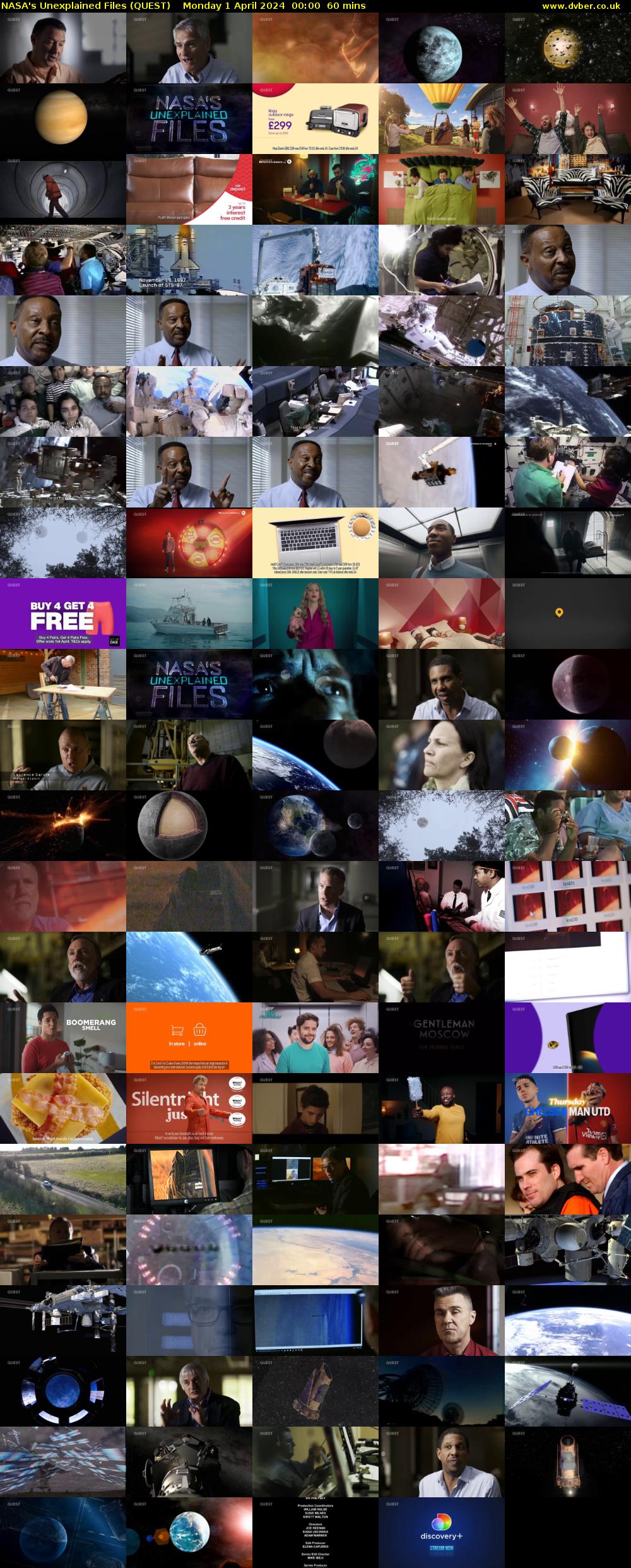 NASA's Unexplained Files (QUEST) Monday 1 April 2024 00:00 - 01:00