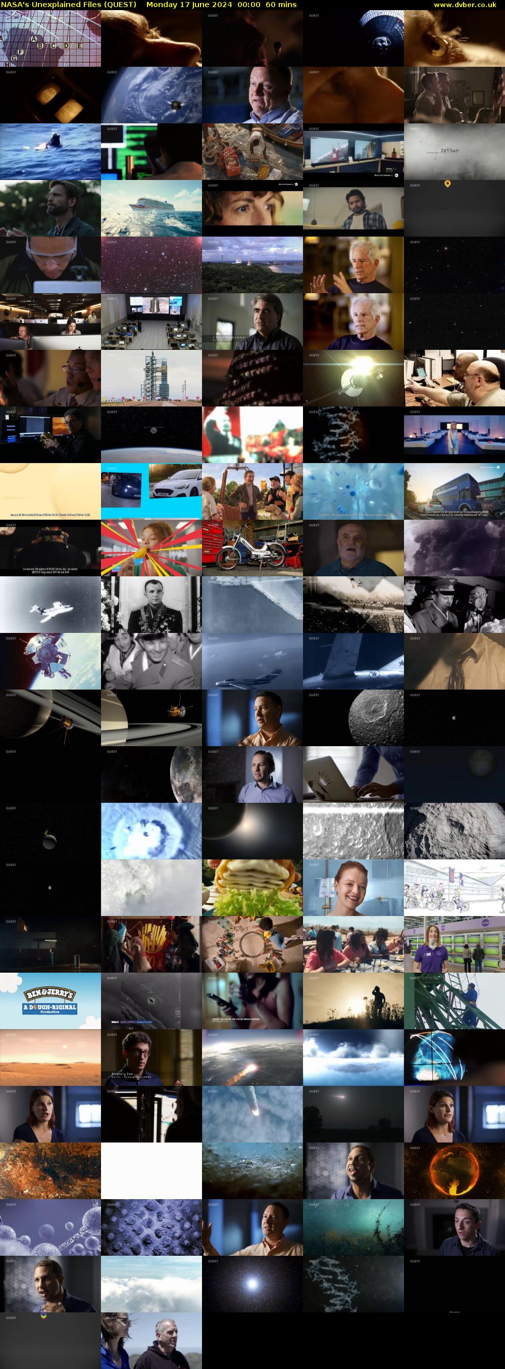 NASA's Unexplained Files (QUEST) Monday 17 June 2024 00:00 - 01:00