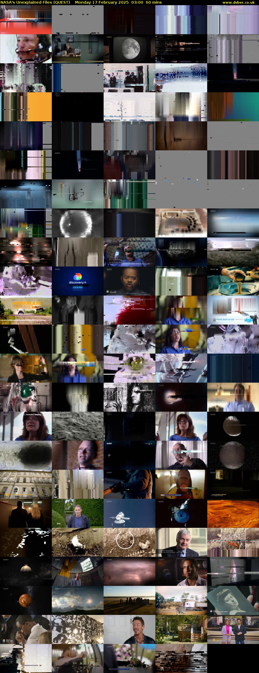 NASA's Unexplained Files (QUEST) Monday 17 February 2025 03:00 - 04:00