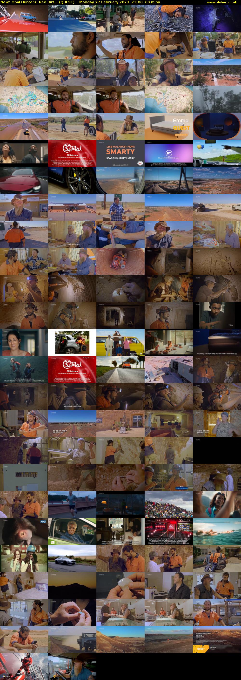 Opal Hunters: Red Dirt... (QUEST) Monday 27 February 2023 21:00 - 22:00