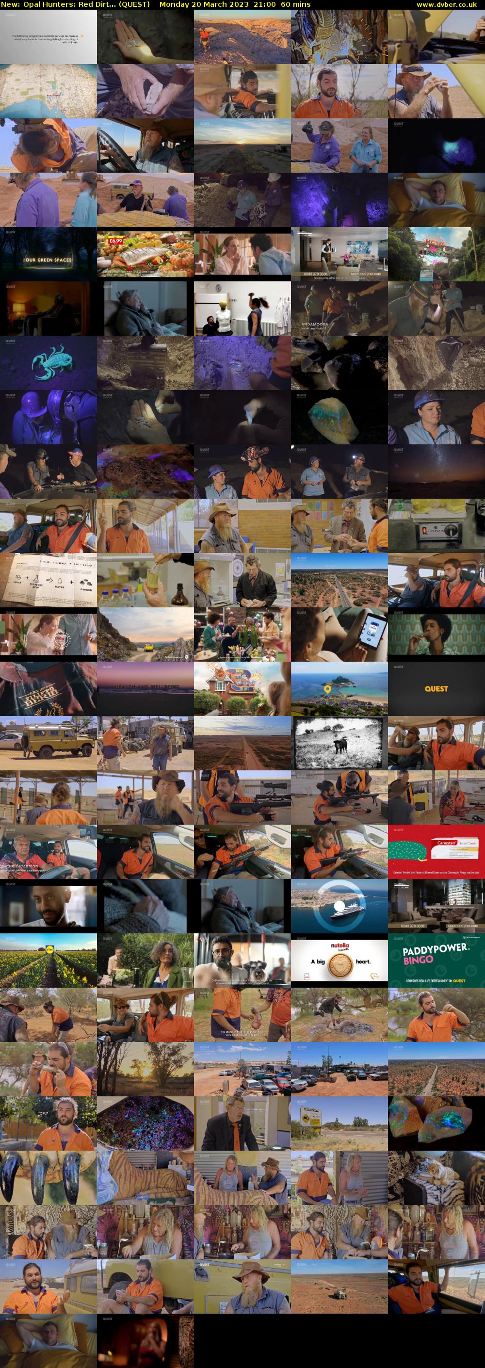 Opal Hunters: Red Dirt... (QUEST) Monday 20 March 2023 21:00 - 22:00