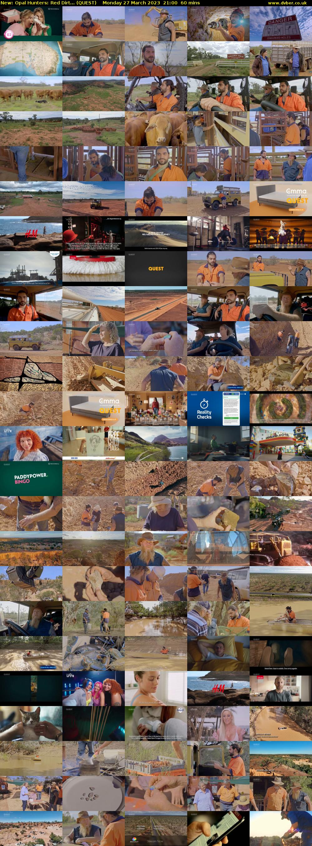 Opal Hunters: Red Dirt... (QUEST) Monday 27 March 2023 21:00 - 22:00