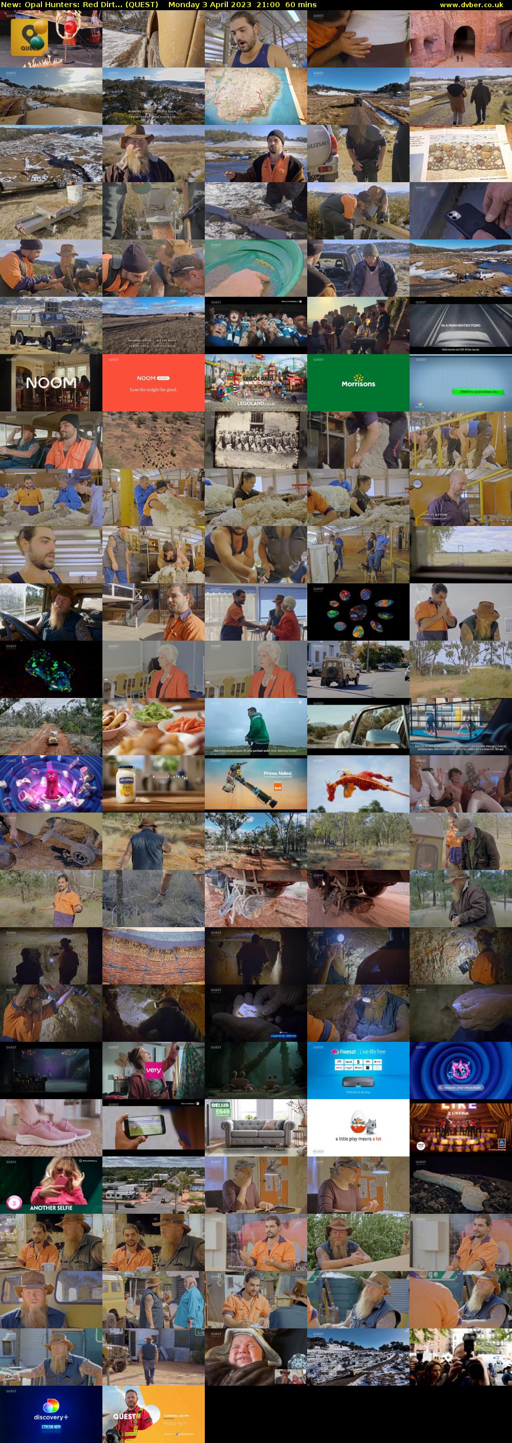 Opal Hunters: Red Dirt... (QUEST) Monday 3 April 2023 21:00 - 22:00