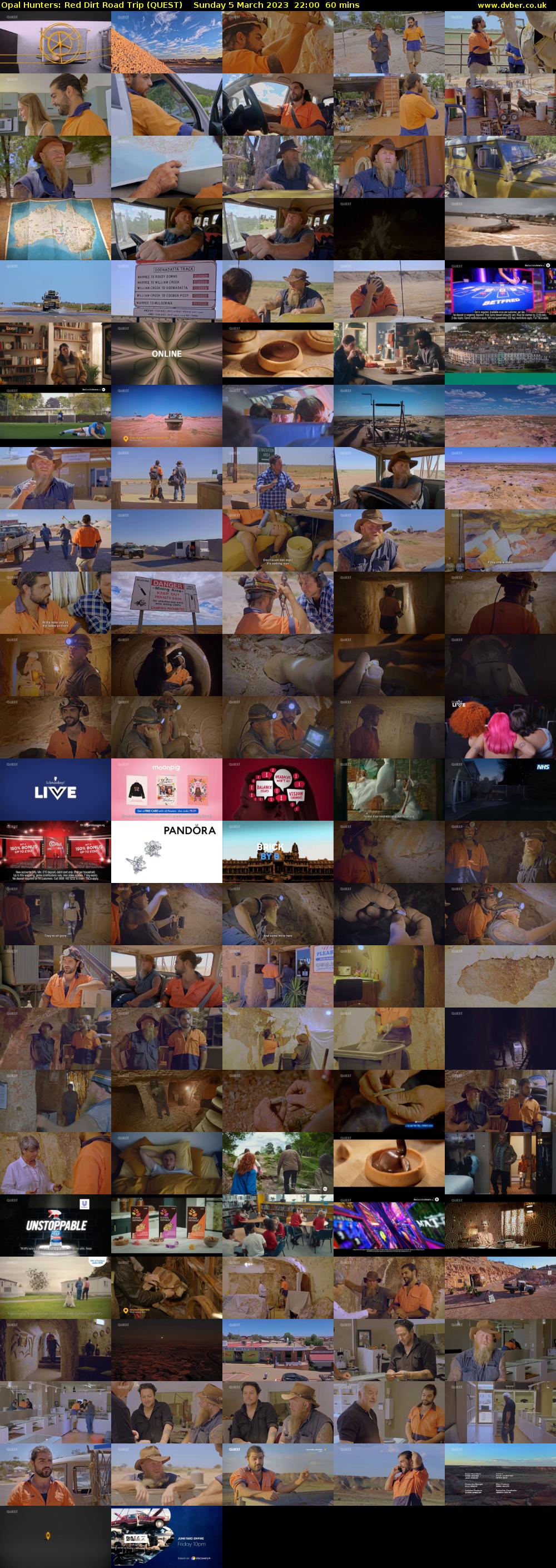 Opal Hunters: Red Dirt Road Trip (QUEST) Sunday 5 March 2023 22:00 - 23:00