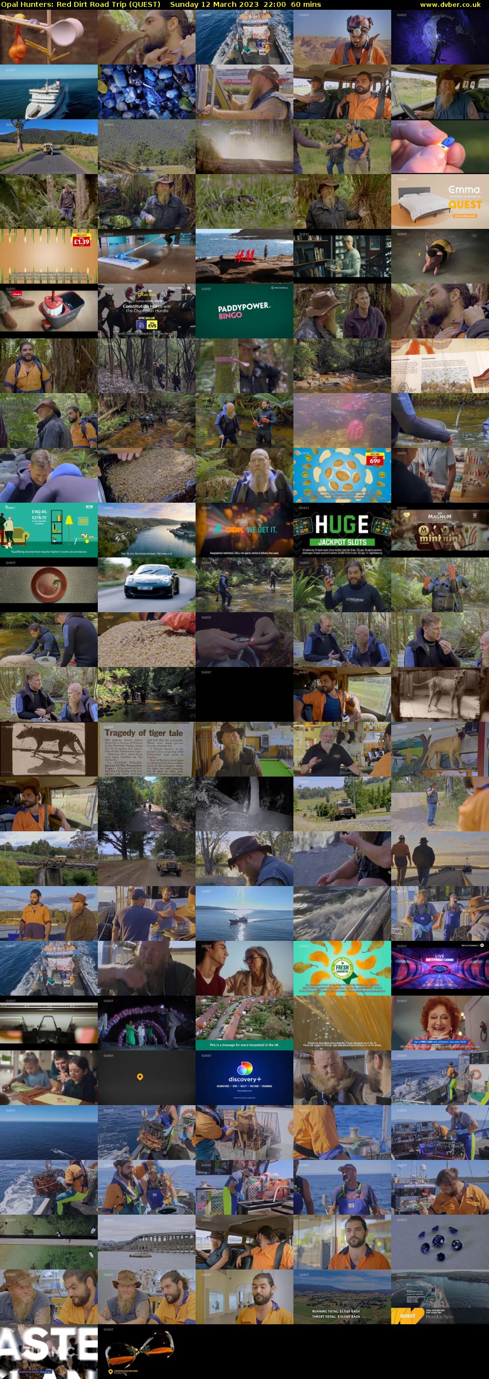 Opal Hunters: Red Dirt Road Trip (QUEST) Sunday 12 March 2023 22:00 - 23:00