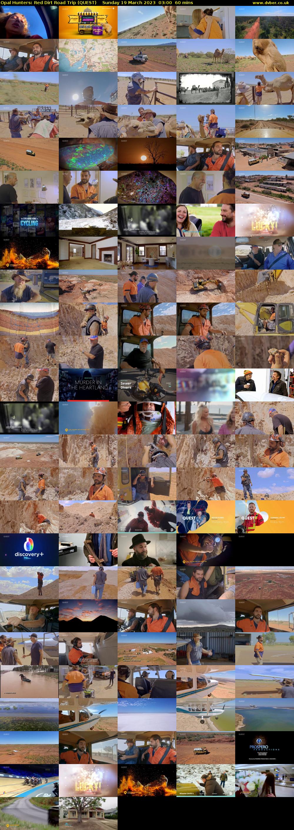 Opal Hunters: Red Dirt Road Trip (QUEST) Sunday 19 March 2023 03:00 - 04:00