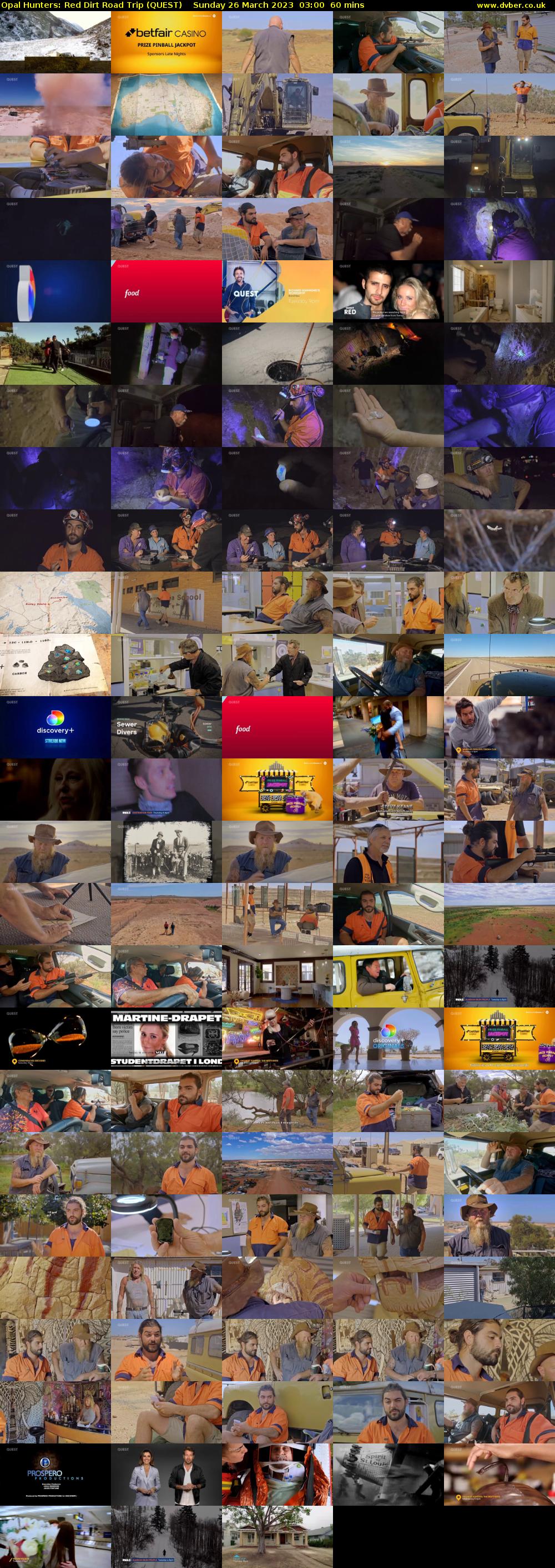 Opal Hunters: Red Dirt Road Trip (QUEST) Sunday 26 March 2023 03:00 - 04:00