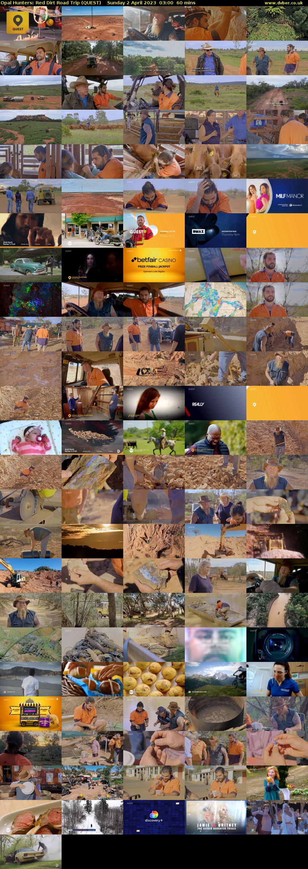 Opal Hunters: Red Dirt Road Trip (QUEST) Sunday 2 April 2023 03:00 - 04:00