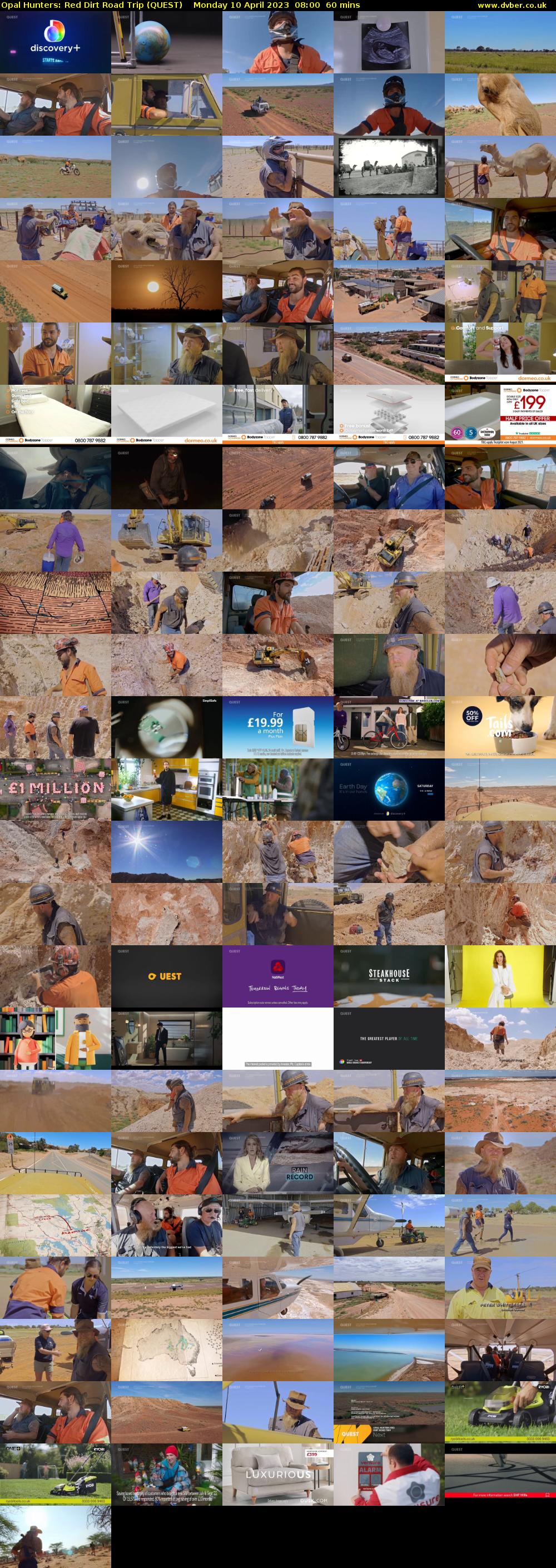 Opal Hunters: Red Dirt Road Trip (QUEST) Monday 10 April 2023 08:00 - 09:00