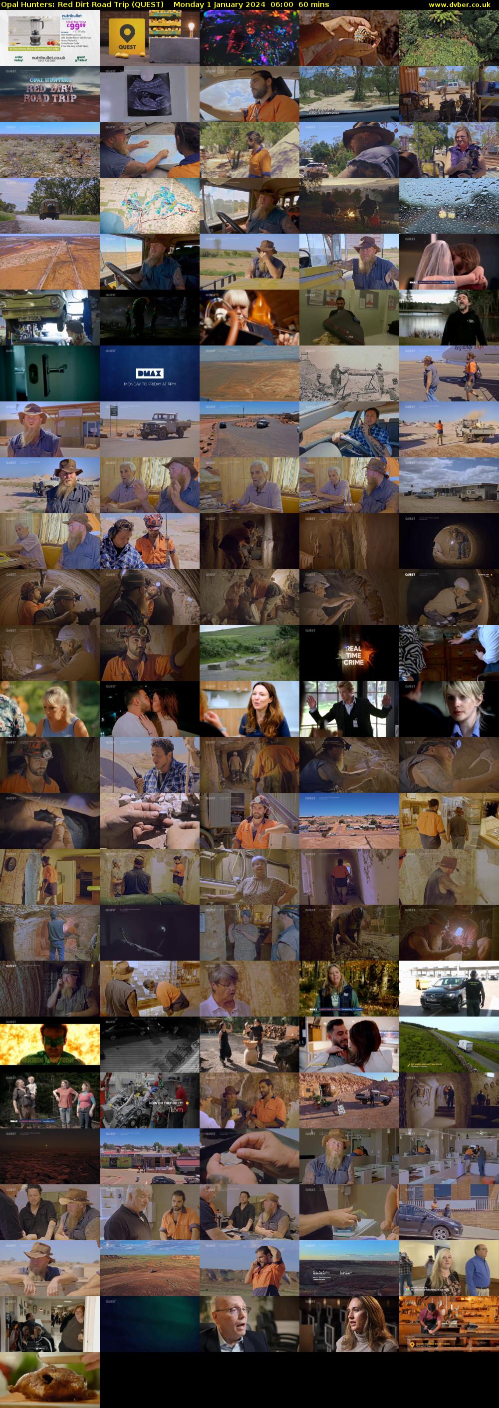 Opal Hunters: Red Dirt Road Trip (QUEST) Monday 1 January 2024 06:00 - 07:00