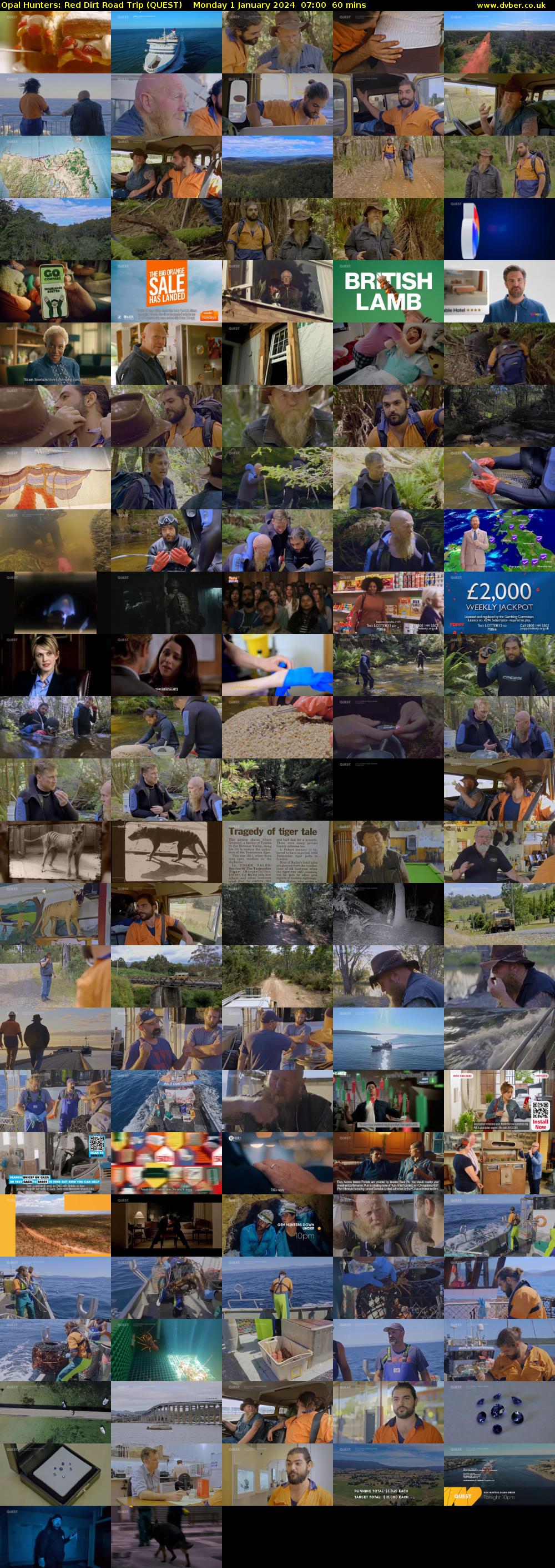 Opal Hunters: Red Dirt Road Trip (QUEST) Monday 1 January 2024 07:00 - 08:00