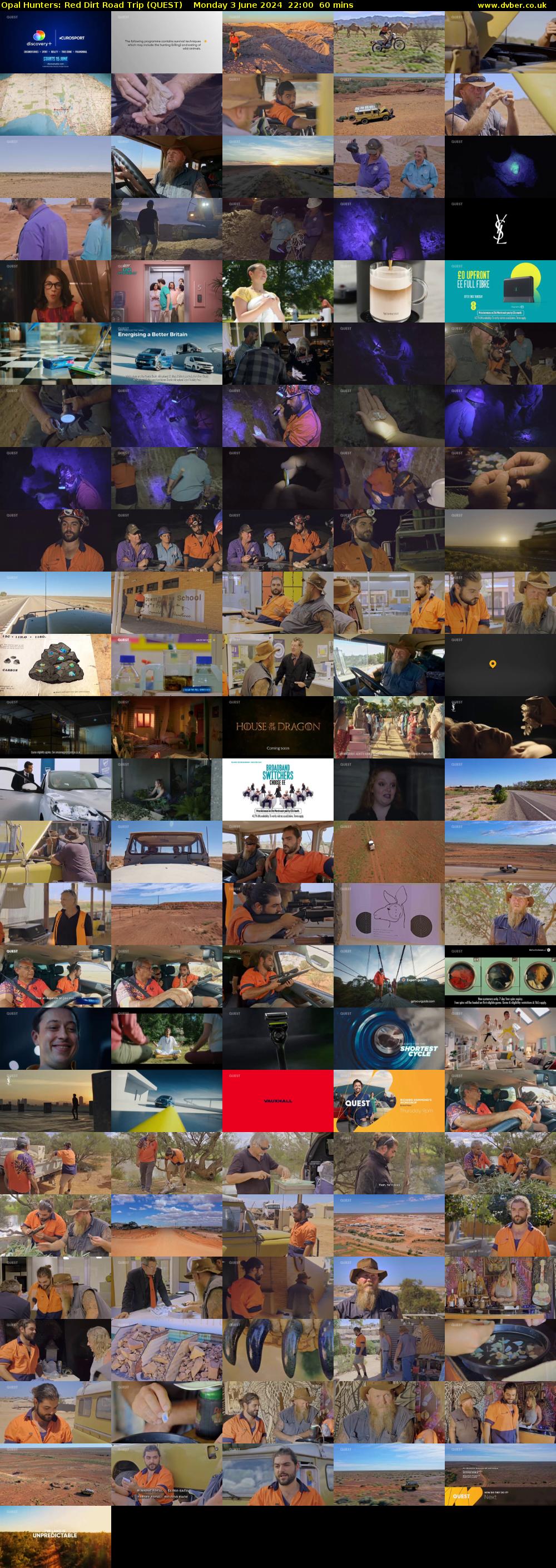 Opal Hunters: Red Dirt Road Trip (QUEST) Monday 3 June 2024 22:00 - 23:00