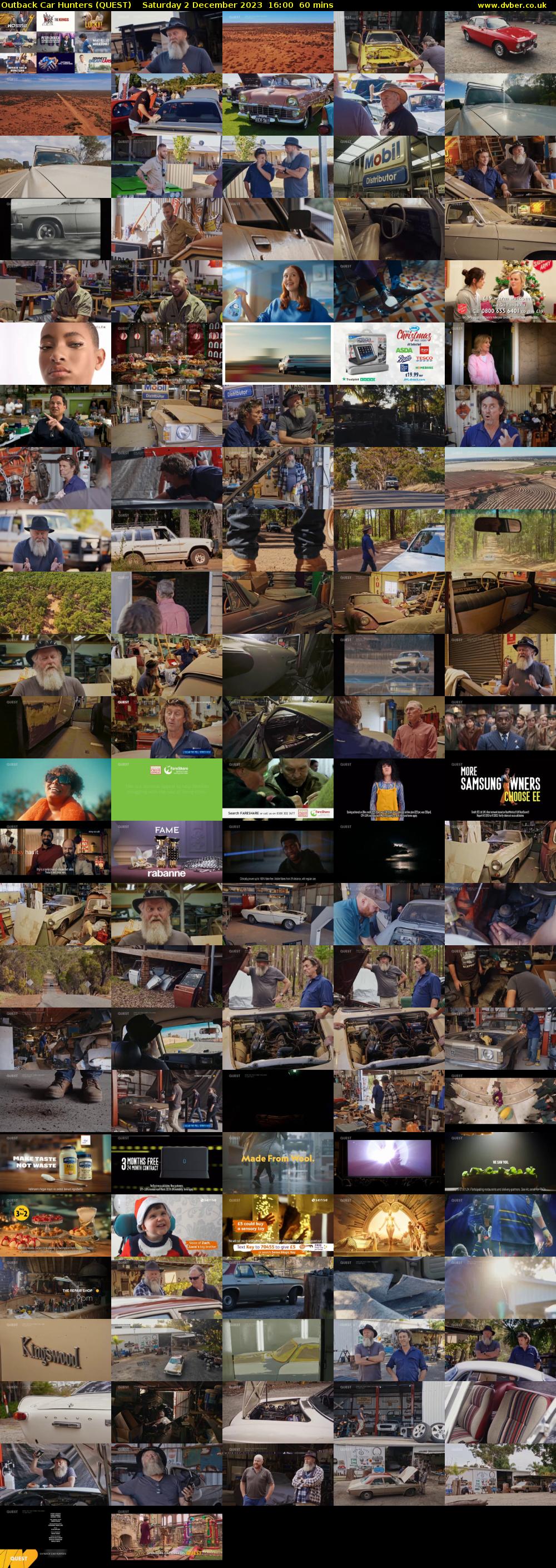 Outback Car Hunters (QUEST) Saturday 2 December 2023 16:00 - 17:00