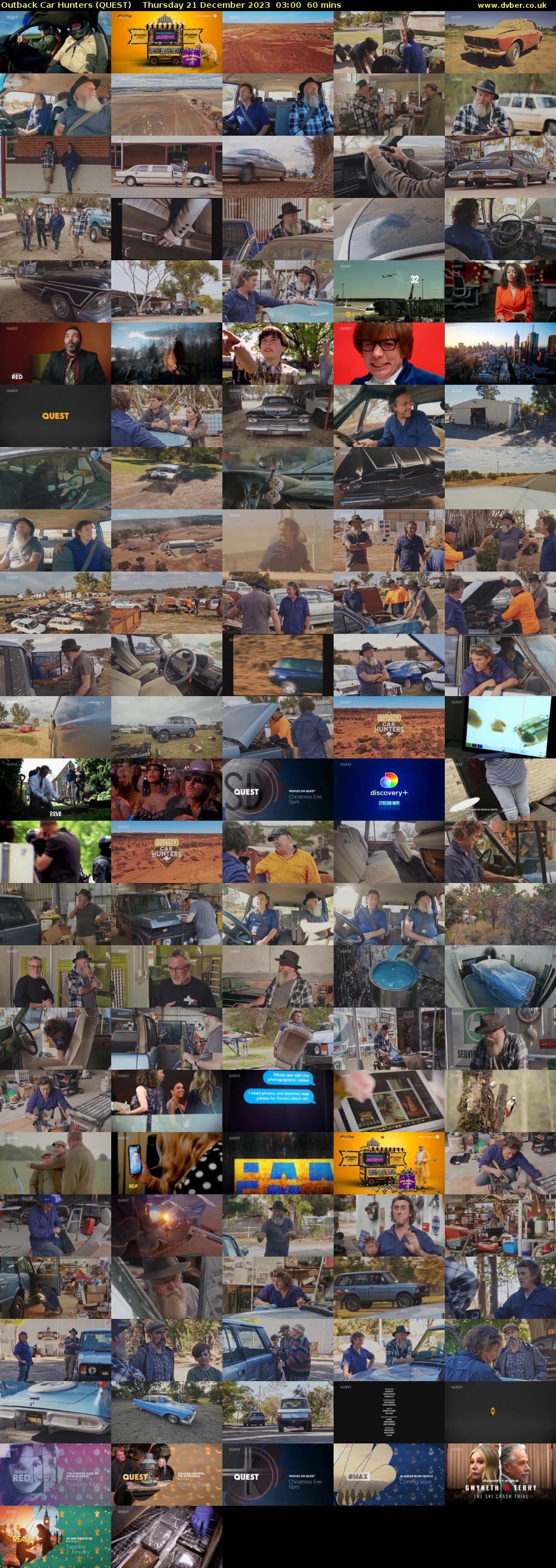 Outback Car Hunters (QUEST) Thursday 21 December 2023 03:00 - 04:00