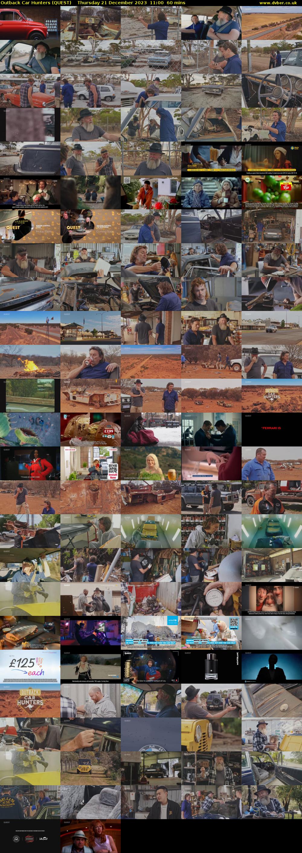 Outback Car Hunters (QUEST) Thursday 21 December 2023 11:00 - 12:00
