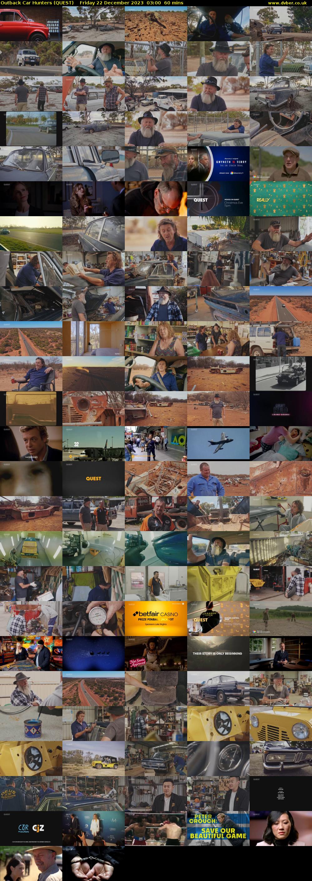 Outback Car Hunters (QUEST) Friday 22 December 2023 03:00 - 04:00