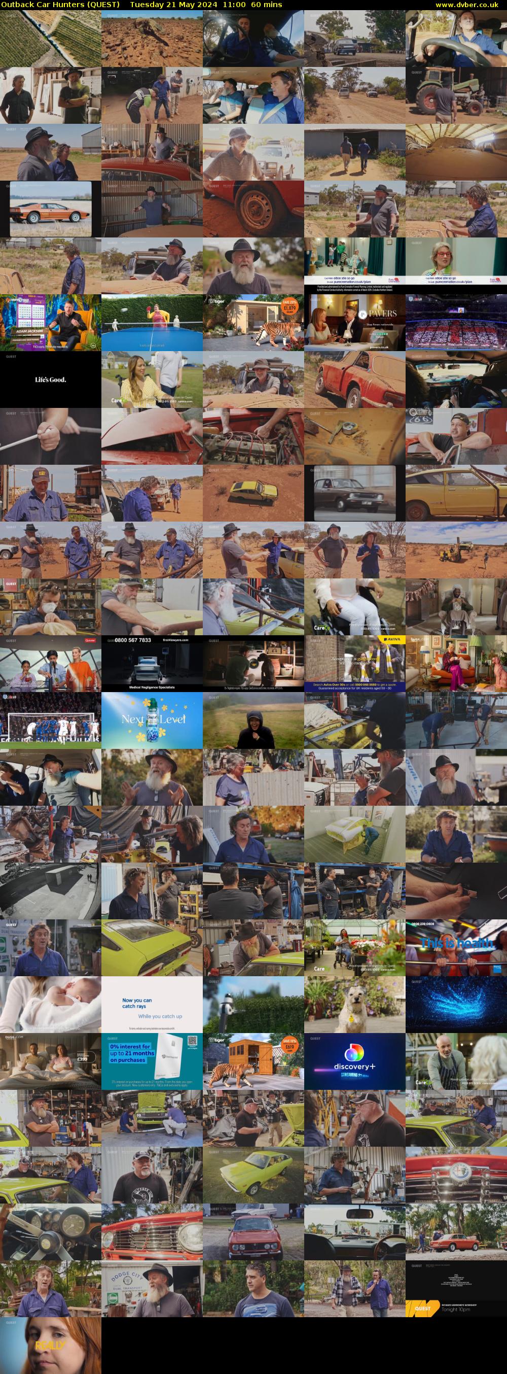 Outback Car Hunters (QUEST) Tuesday 21 May 2024 11:00 - 12:00