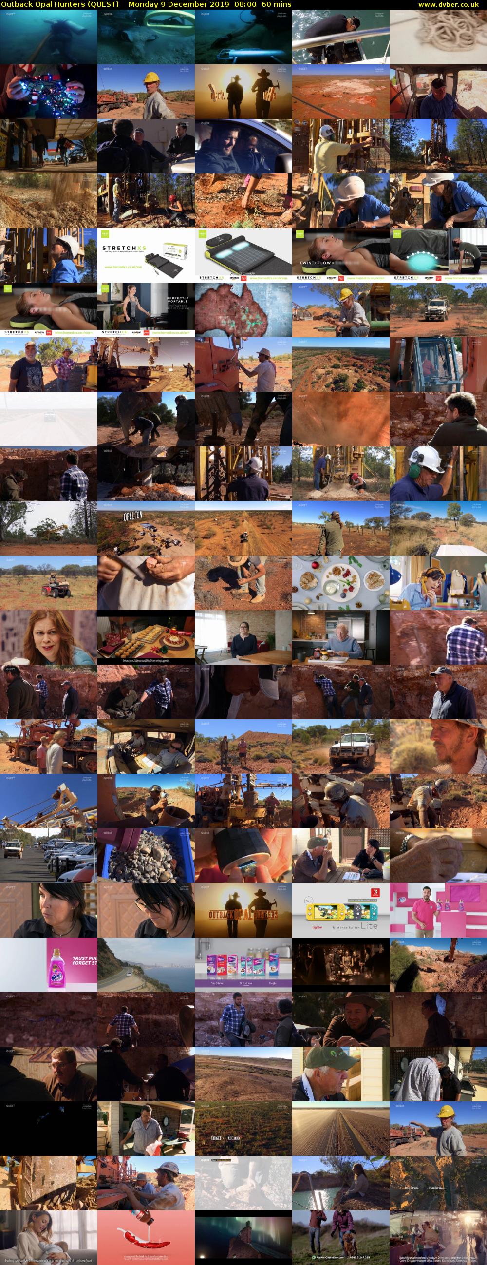 Outback Opal Hunters (QUEST) Monday 9 December 2019 08:00 - 09:00