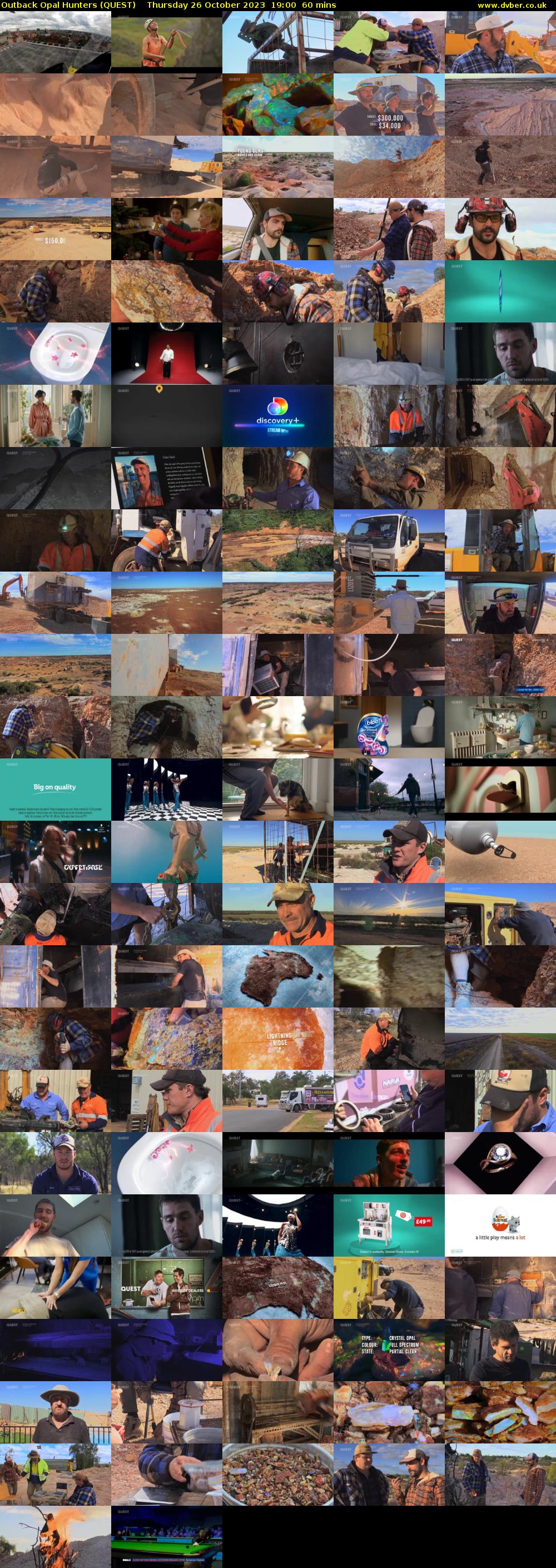 Outback Opal Hunters (QUEST) Thursday 26 October 2023 19:00 - 20:00