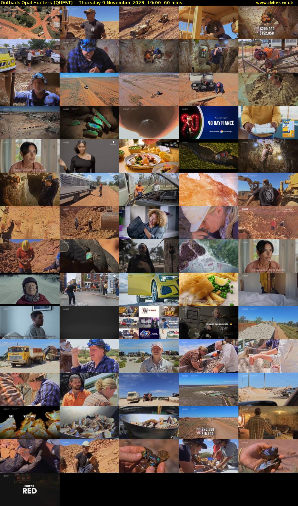 Outback Opal Hunters (QUEST) Thursday 9 November 2023 19:00 - 20:00