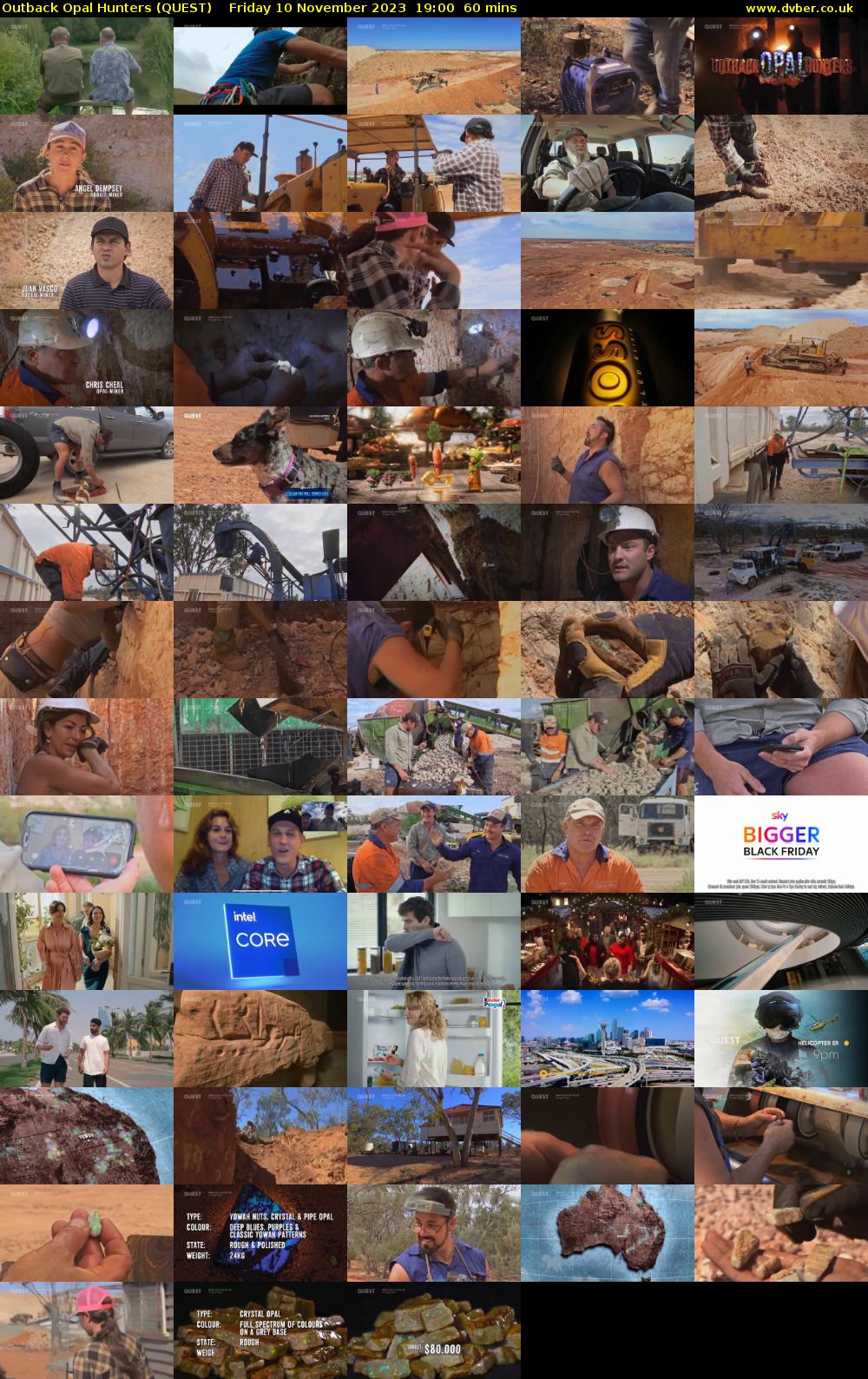 Outback Opal Hunters (QUEST) Friday 10 November 2023 19:00 - 20:00