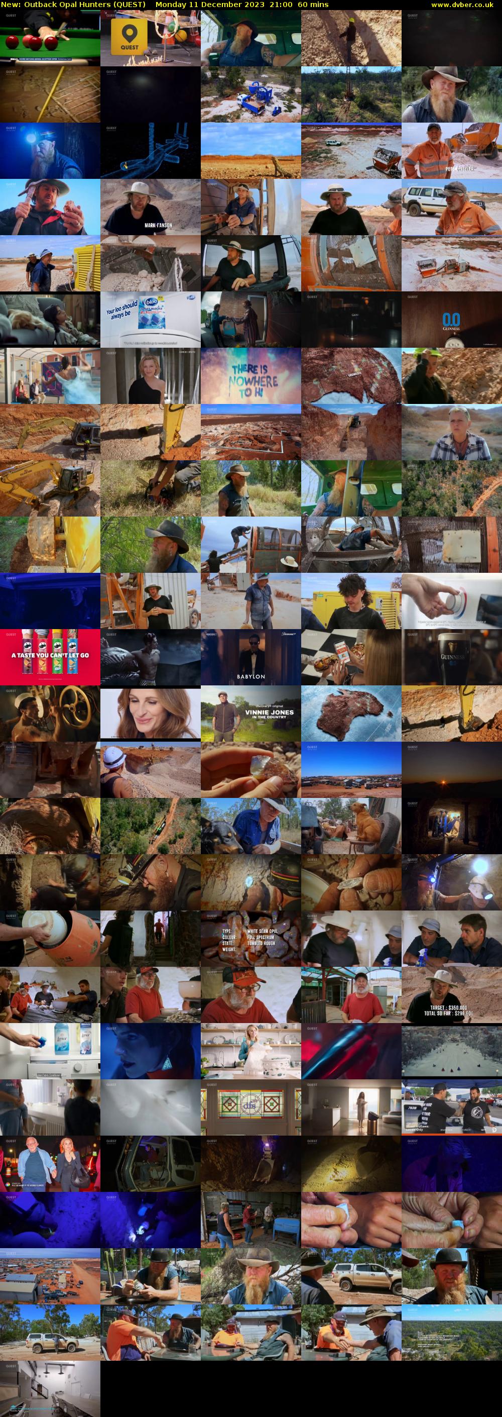 Outback Opal Hunters (QUEST) Monday 11 December 2023 21:00 - 22:00