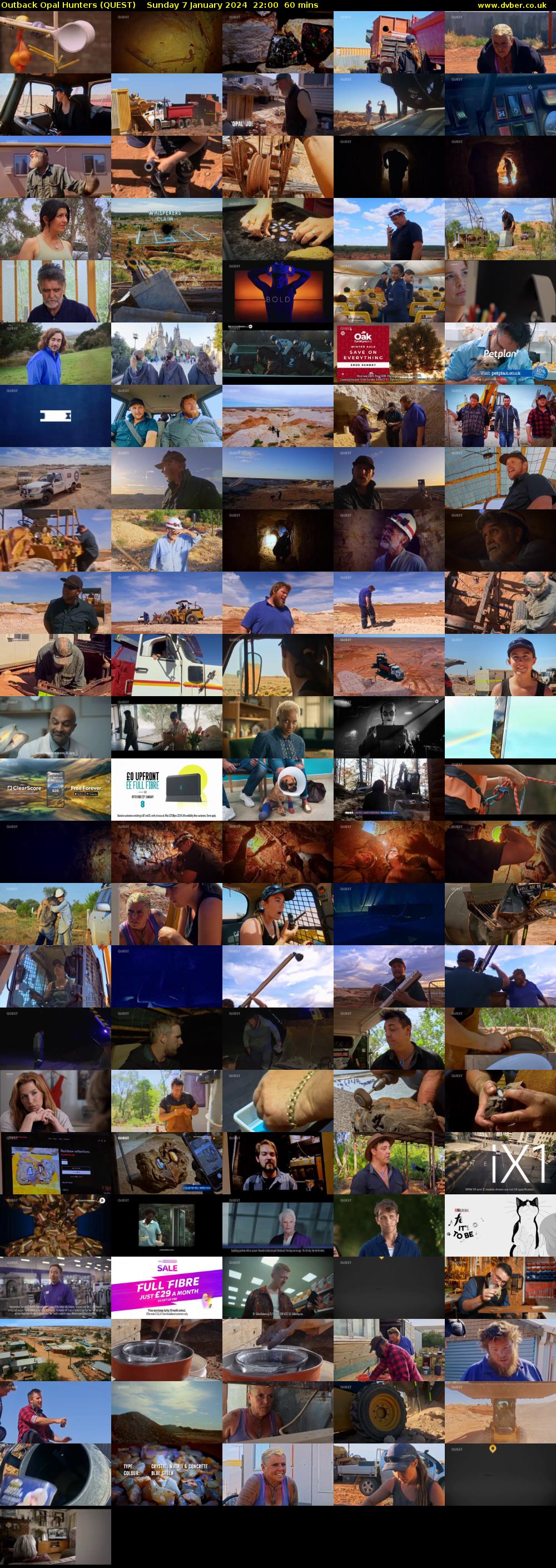 Outback Opal Hunters (QUEST) Sunday 7 January 2024 22:00 - 23:00