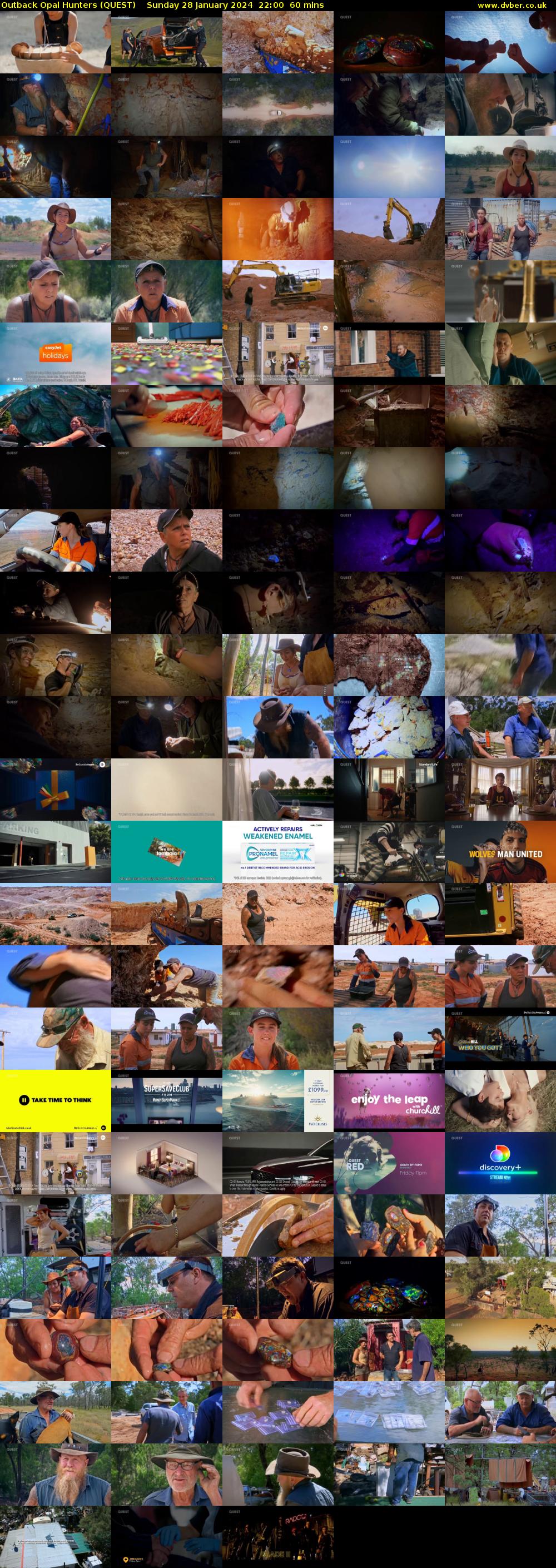 Outback Opal Hunters (QUEST) Sunday 28 January 2024 22:00 - 23:00
