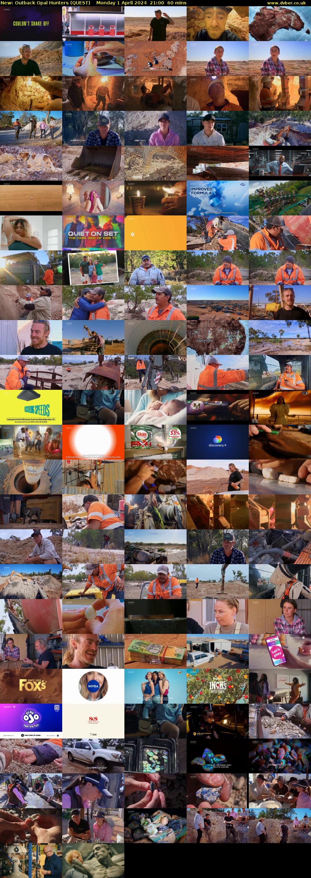 Outback Opal Hunters (QUEST) Monday 1 April 2024 21:00 - 22:00