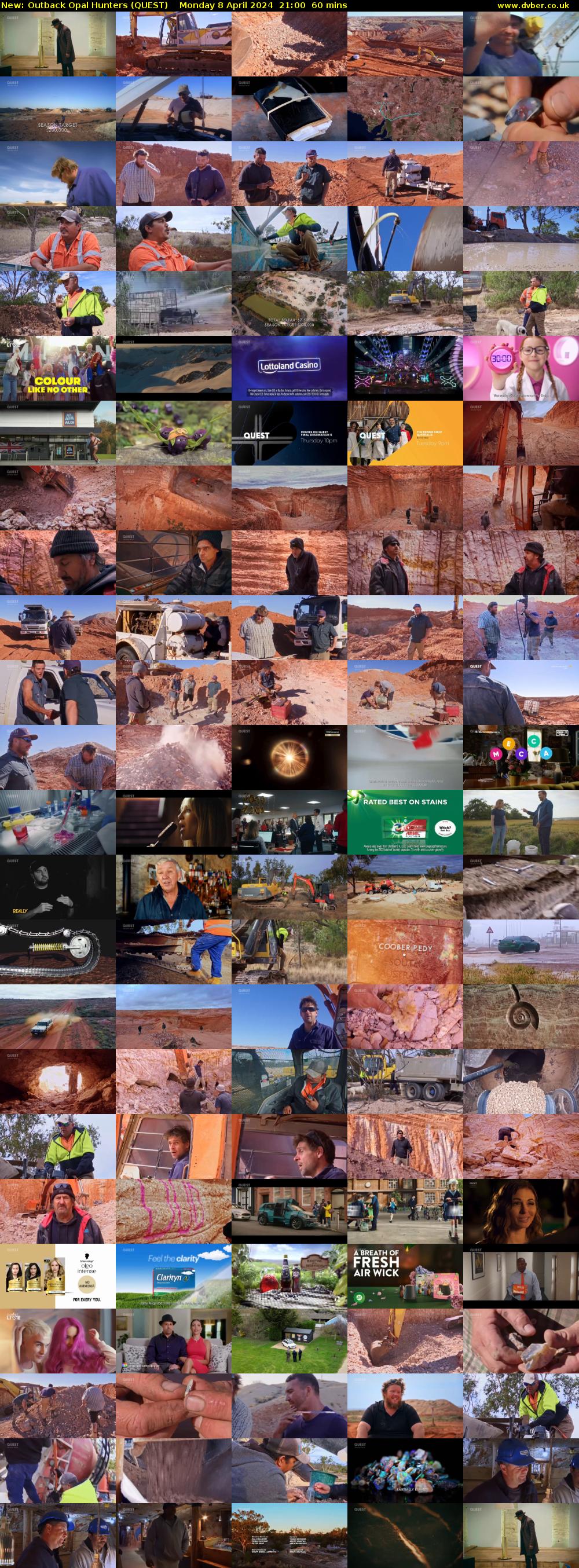 Outback Opal Hunters (QUEST) Monday 8 April 2024 21:00 - 22:00