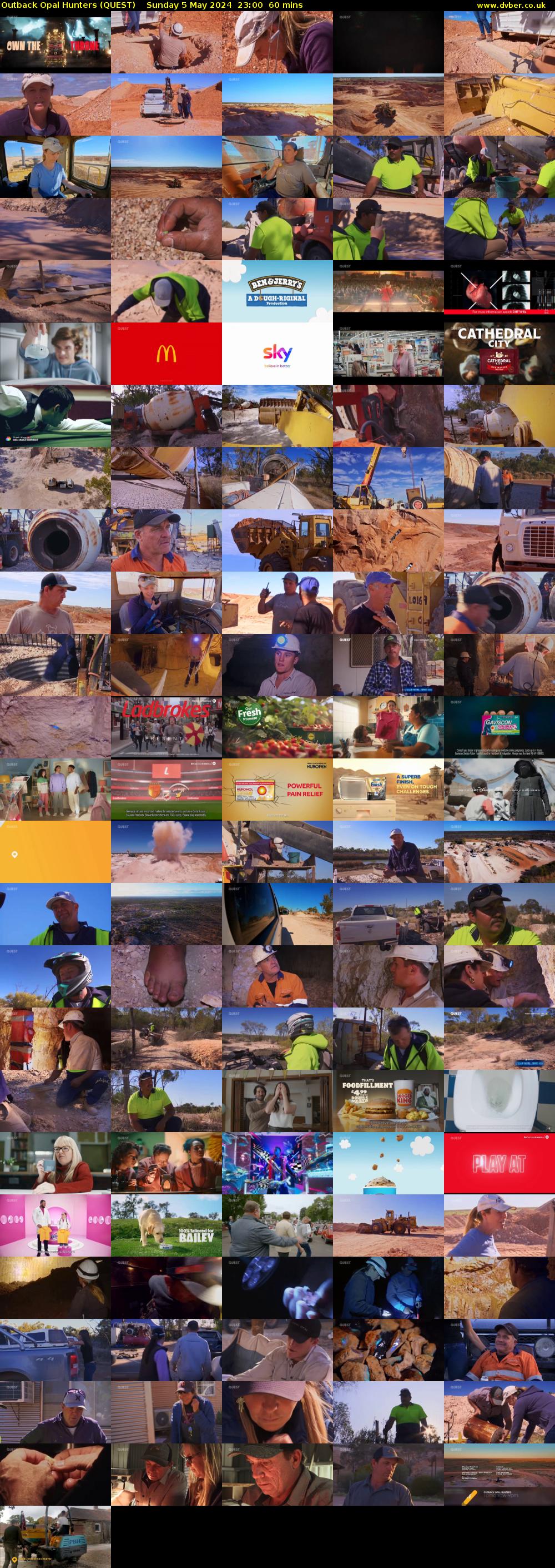 Outback Opal Hunters (QUEST) Sunday 5 May 2024 23:00 - 00:00