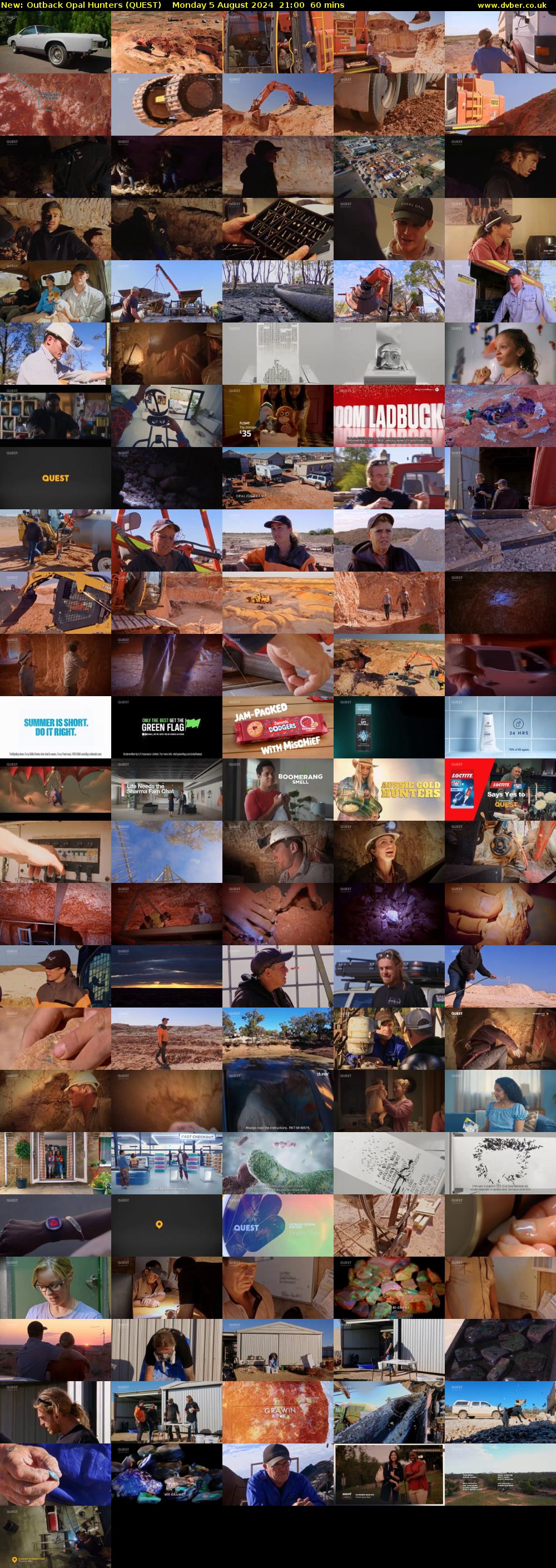 Outback Opal Hunters (QUEST) Monday 5 August 2024 21:00 - 22:00