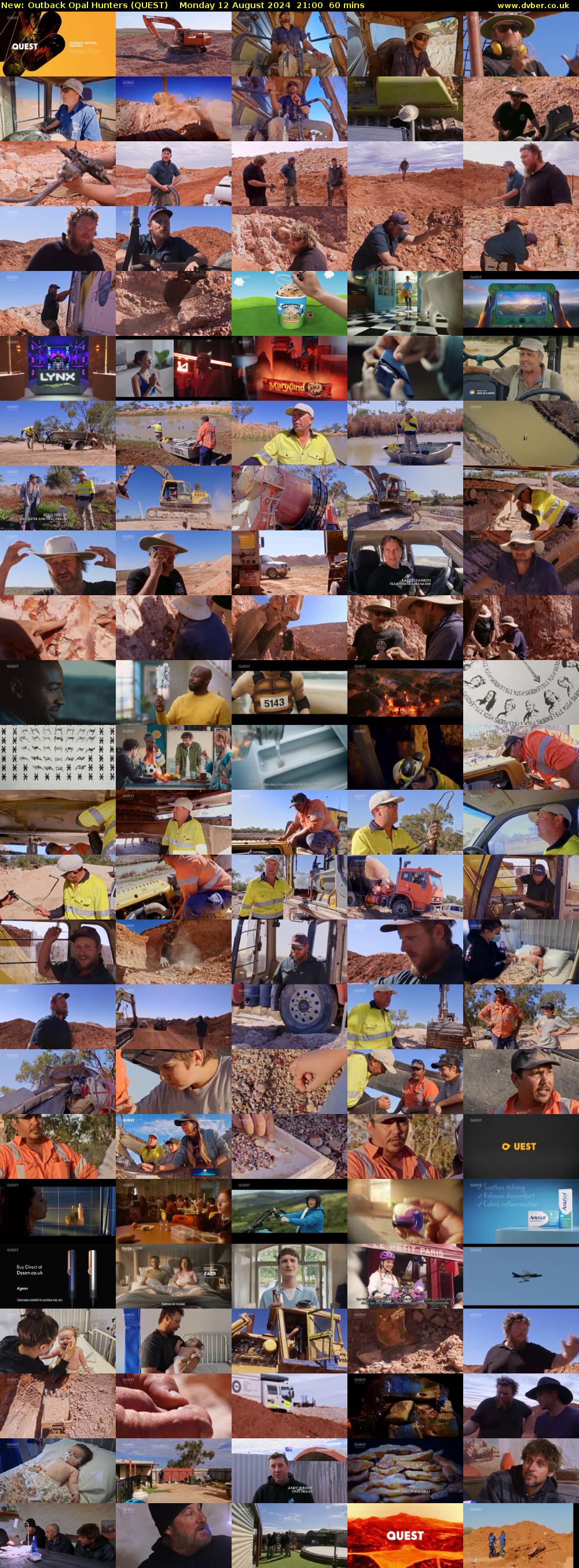 Outback Opal Hunters (QUEST) Monday 12 August 2024 21:00 - 22:00