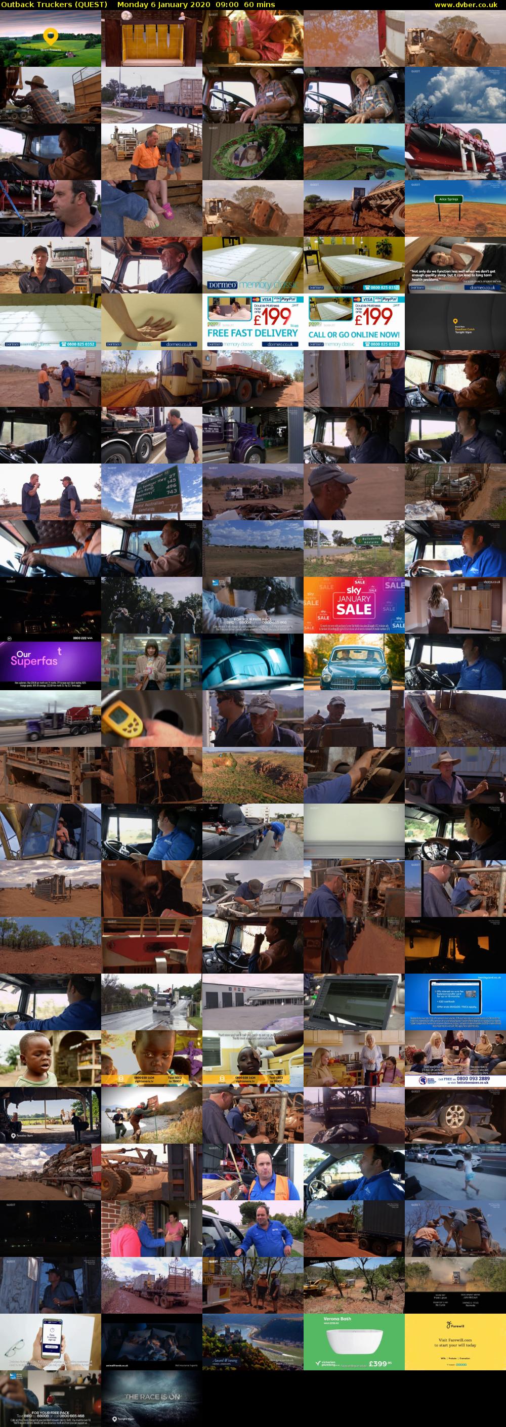 Outback Truckers (QUEST) Monday 6 January 2020 09:00 - 10:00