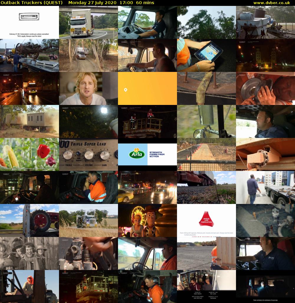 Outback Truckers (QUEST) Monday 27 July 2020 17:00 - 18:00