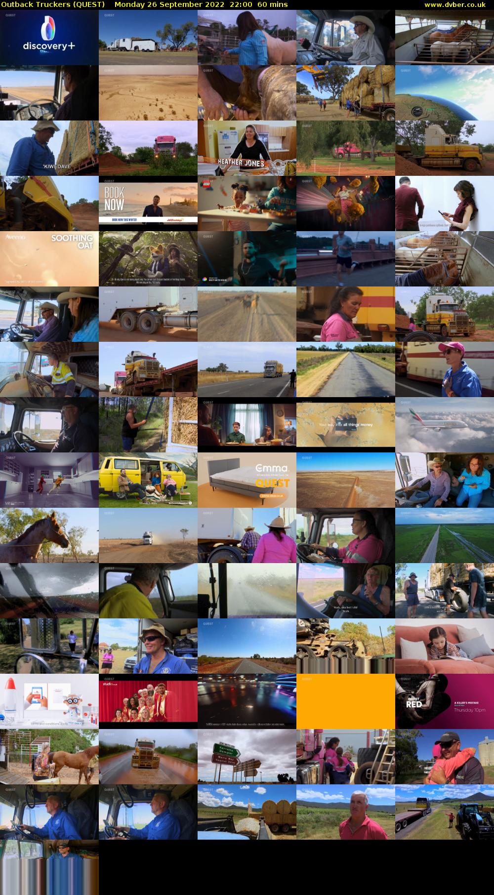 Outback Truckers (QUEST) Monday 26 September 2022 22:00 - 23:00