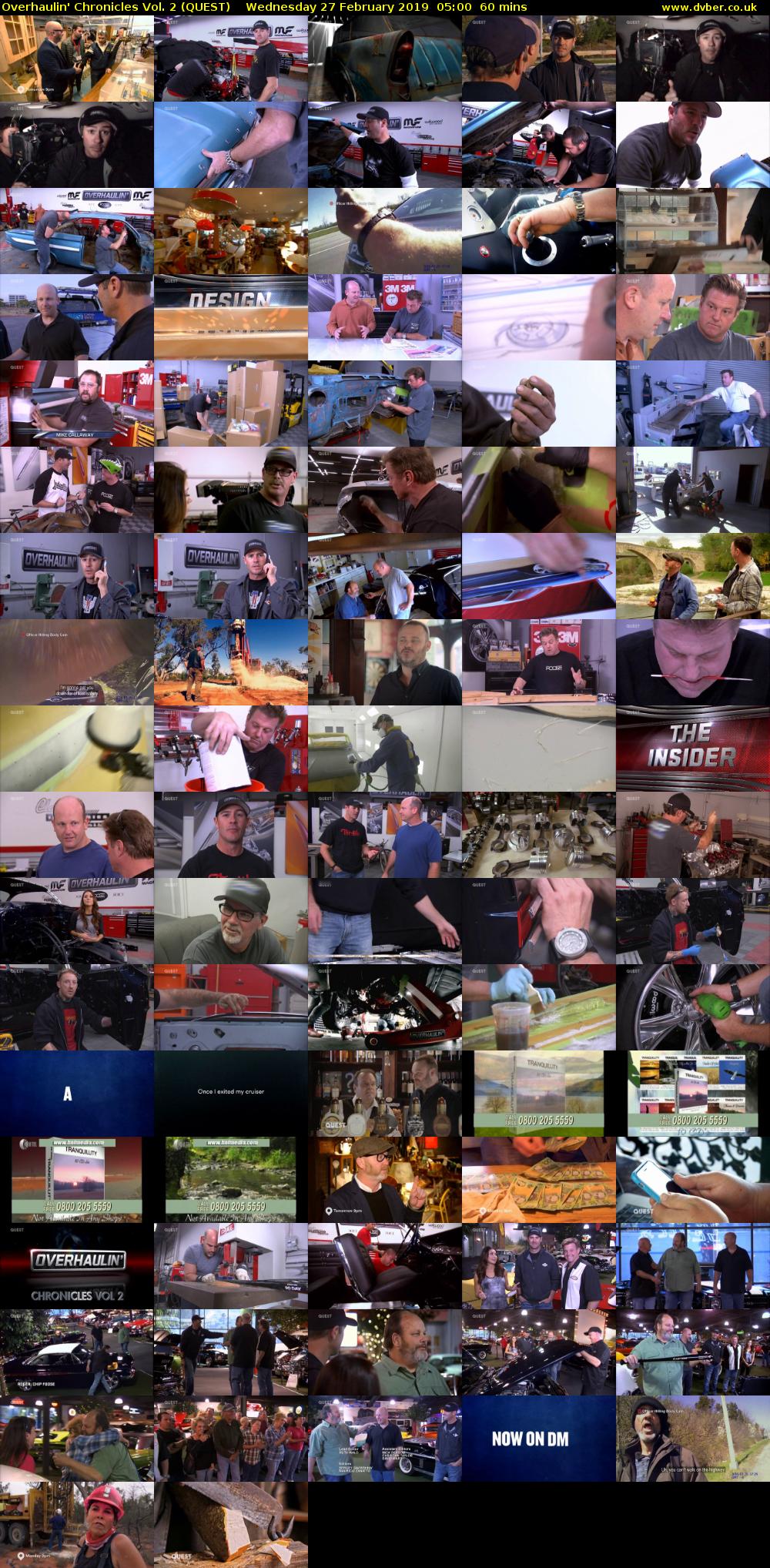 Overhaulin' Chronicles Vol. 2 (QUEST) Wednesday 27 February 2019 05:00 - 06:00