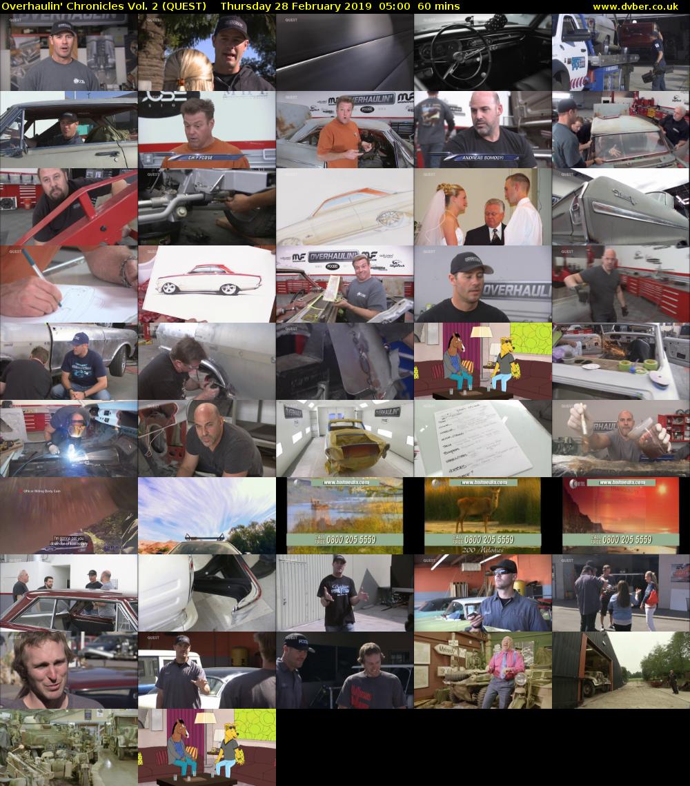 Overhaulin' Chronicles Vol. 2 (QUEST) Thursday 28 February 2019 05:00 - 06:00