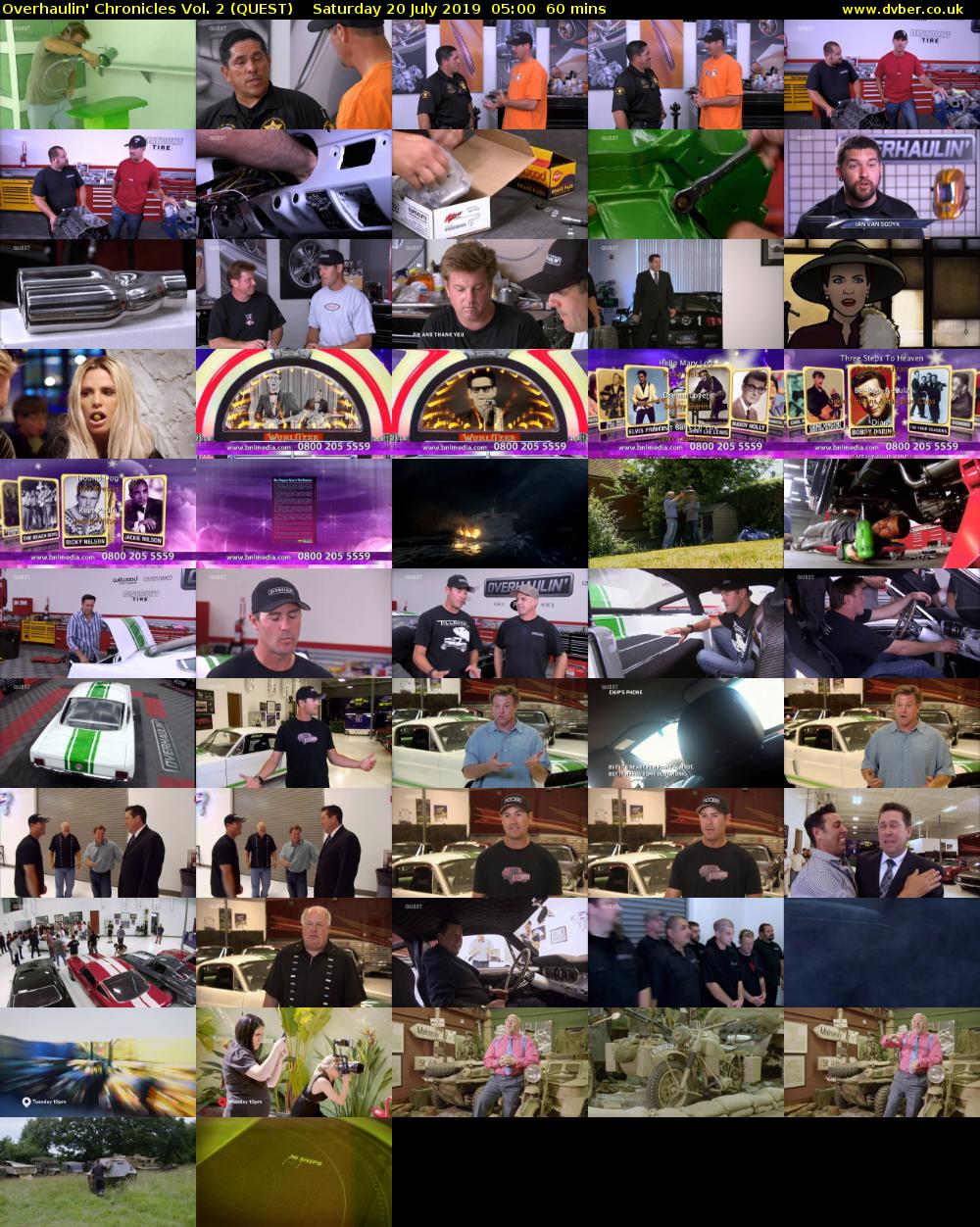 Overhaulin' Chronicles Vol. 2 (QUEST) Saturday 20 July 2019 05:00 - 06:00
