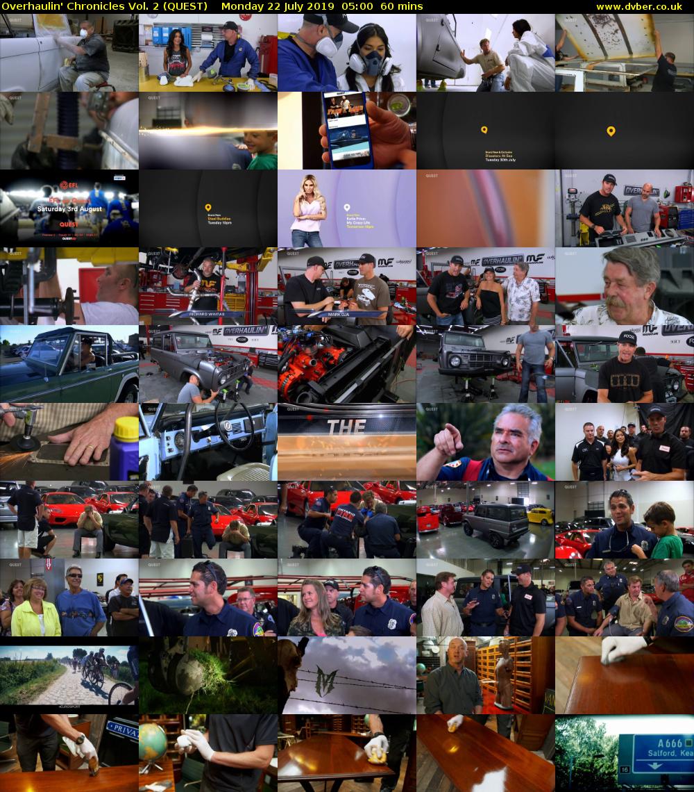 Overhaulin' Chronicles Vol. 2 (QUEST) Monday 22 July 2019 05:00 - 06:00