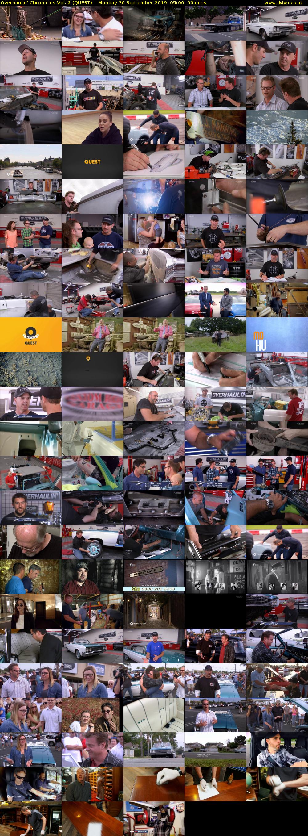 Overhaulin' Chronicles Vol. 2 (QUEST) Monday 30 September 2019 05:00 - 06:00