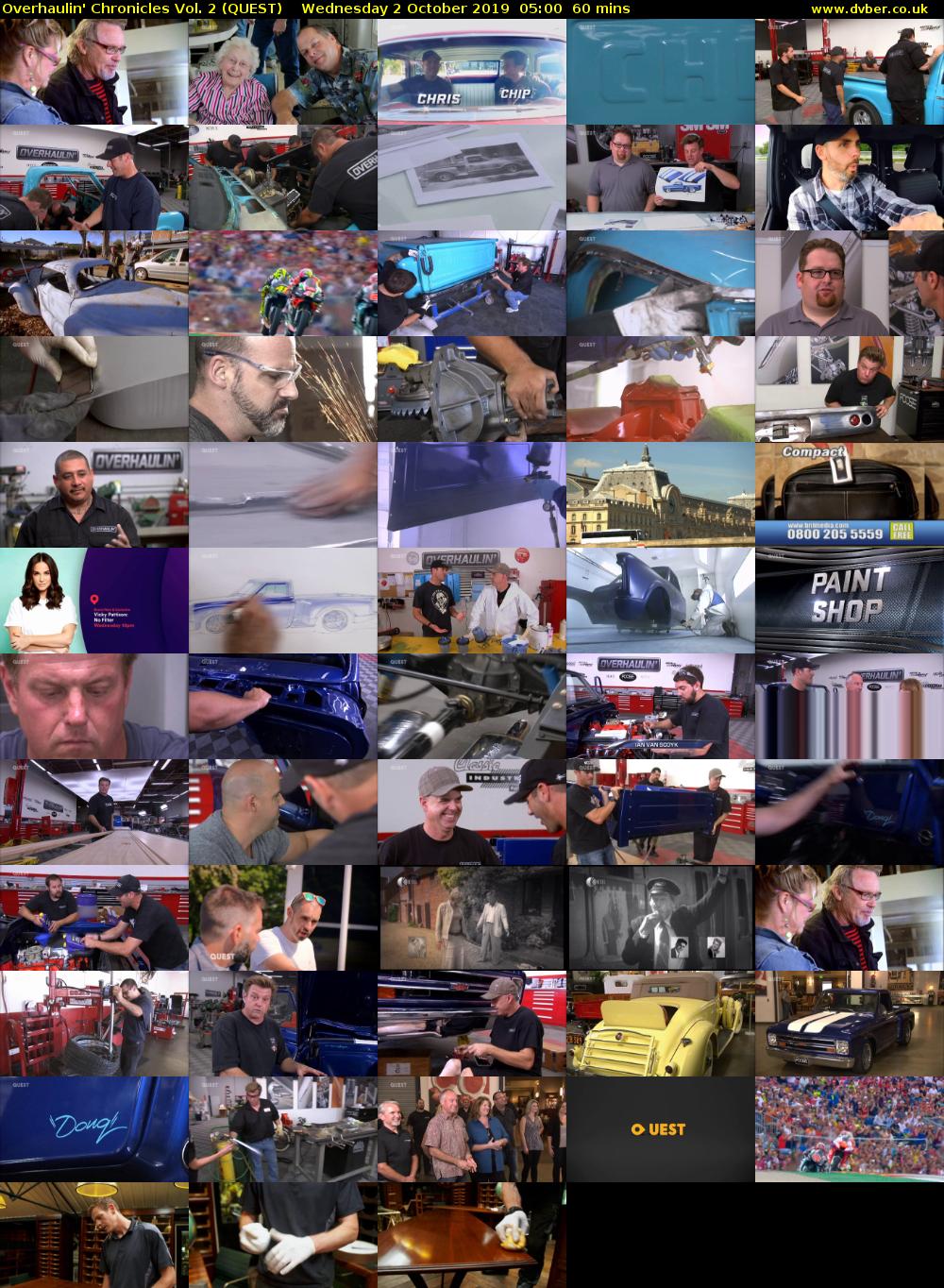 Overhaulin' Chronicles Vol. 2 (QUEST) Wednesday 2 October 2019 05:00 - 06:00