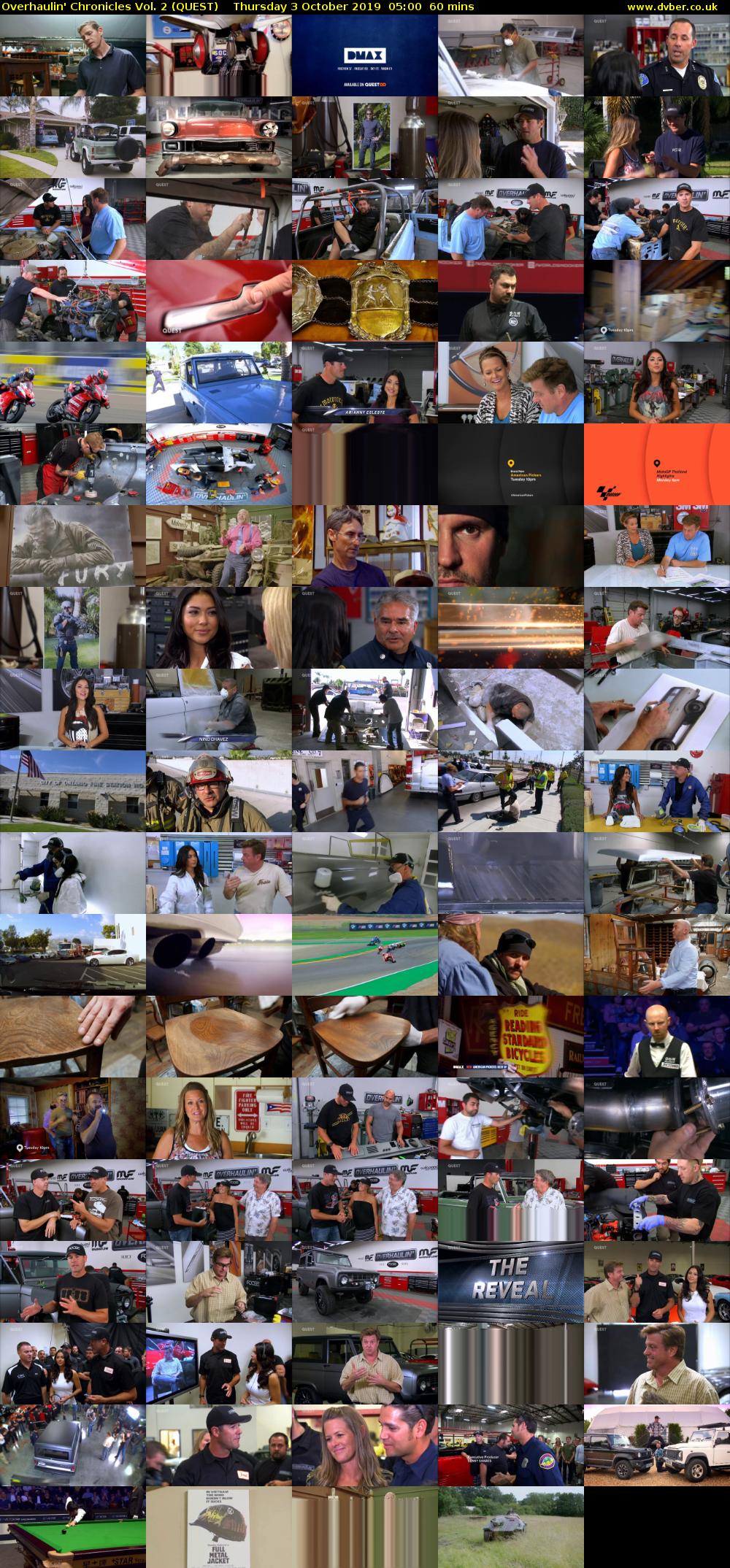 Overhaulin' Chronicles Vol. 2 (QUEST) Thursday 3 October 2019 05:00 - 06:00
