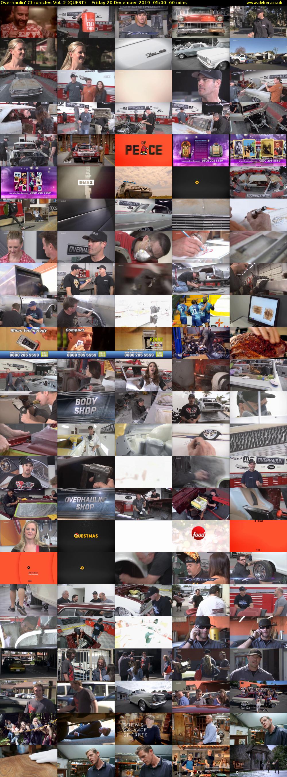 Overhaulin' Chronicles Vol. 2 (QUEST) Friday 20 December 2019 05:00 - 06:00